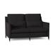 Duralee Chelsea 60" Square Arm Loveseat Polyester in Gray | 38 H x 60 W x 39 D in | Wayfair WPG10-460-60.15645-105