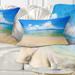 East Urban Home Cloudy Horizon over Sea Seashore Photo Rectangular Pillow Cover & Insert Polyester/Polyfill blend | 12 H x 20 W x 5 D in | Wayfair