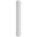 Ekena Millwork Craftsman Classic Square Non-Tapered, Double Raised Panel PVC Column Kit, Standard Capital & Base, Latex | 108 H x 11.63 W in | Wayfair
