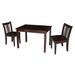 Harriet Bee Edgewood Solid Wood Rectangular Play Table & Chair Set Wood in Brown | 22.2 H x 33.1 W in | Wayfair ED24C5D2102A403999DC9D79299B9306