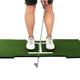 Rukket Tri-Turf Golf Hitting Mat Attack | Portable Driving, Chipping, Training Aids for Backyard with Adjustable Tees and Foam Practice Balls (Standing Mat (24" x 48"))