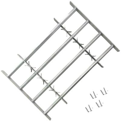 Vidaxl - Fenstergitter Verstellbar mit 4 Querstäben 1000-1500 mm 62477 Image
