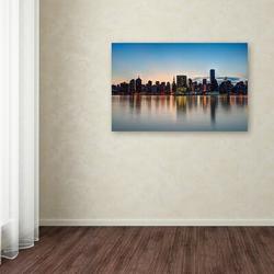 Ebern Designs Midtown NYC Over the East River I by David Ayash - Photograph Print on Canvas Canvas | 12 H x 19 W x 2 D in | Wayfair
