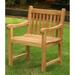 Highland Dunes Emmitt Teak Patio Dining Chair Wood in Brown | 37 H x 22 W x 21 D in | Wayfair 03BC24BC0A3F41ADB2135E3820D0290A