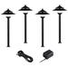 Pagoda Style LED Landscape Light Set of 4 with Transformer