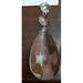 The Holiday Aisle® Crystal Faceted Teardrop Pendalogue Finial Ornament Crystal | 4.5 H x 2.5 W x 1.3 D in | Wayfair