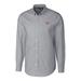 Men's Cutter & Buck Charcoal Virginia Tech Hokies Stretch Oxford Big Tall Long Sleeve Button-Down Shirt