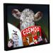 Trinx Poynor 'Cow Tips' Framed Painting Print on Canvas in Brown/Gray/Green | 14 H x 18 W x 2 D in | Wayfair 810E3AF2FDF24F53AAAA4010B13ADBE4