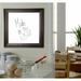 17 Stories Cecilia Wall Mounted Dry Erase Board Wood in Gray | 46 H x 46 W x 1 D in | Wayfair B1BA529D5D684A0FA2EF0FAB21667756