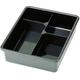 Efalock Arbeitskasten schwarz breit 32,5 x 27 x 9 cm Aufbewahrungsbox