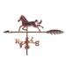 Dalvento, LLC Horse Weathervane Aluminum/Metal in Brown/Gray | 24 H x 14 W x 30 D in | Wayfair 201C