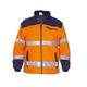 Hydrowear 04026010F Feldkirchen EN 471 Fleece-Jacke aus Toptex Orange/Marine Größe 5XL