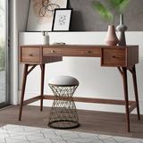 Mercury Row® Norberg Desk Wood in Brown | 36 H x 52 W x 24 D in | Wayfair D386CDE6D8D94121BA2DF68EE4B1DBD9