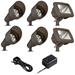 Bronze LED Spot and Path Light Landscape Kit