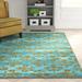 Blue/Green 60 x 0.41 in Area Rug - Astoria Grand Lakeside Tufted Teal Area Rug Polyester | 60 W x 0.41 D in | Wayfair