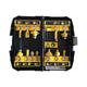 Dewalt - Coffret fraises 12 pièces pour défonceuse - DT90016