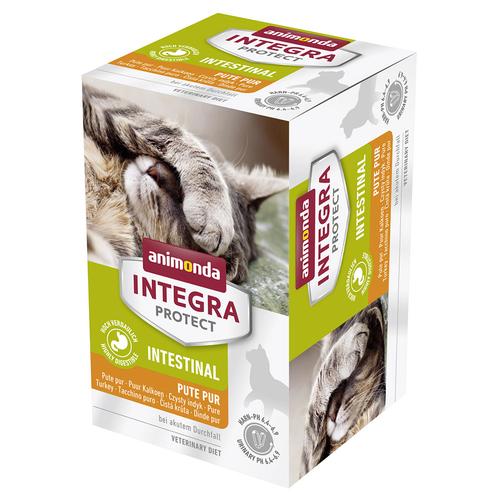 6 x 100g Intestinal Pute Pur Animonda Integra Protect Katzenfutter nass