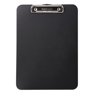 Mobile Ops 61624 1/2" Capacity 8 1/2" x 11" Black Recycled Plastic Clipboard