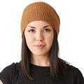 CHARM Silk Slouchy Beanie Womens - Mens Slouch Hat for Summer Chemo Cap 100% Silk Knit Brown(Size: One Size)