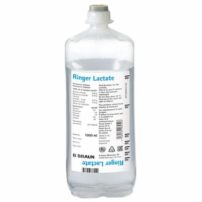 Ringer Lactat n.Hartm.B.Braun Ecofl.Plus Inf.-Lsg. 1000 ml Infusionslösung Image