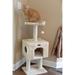 Armarkat 42" Classic Real Wood Cat Condo Manufactured Wood in Brown/Gray | 42 H x 16 W x 14 D in | Wayfair A4201