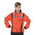 Underwraps Astronaut Jacket Child Costume (Orange) Large