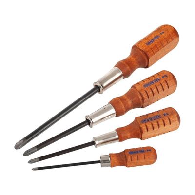 Grace USA Phillips Screwdriver Set 4 pcs GRSDP4