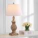 Ophelia & Co. Kaiden 31" Table Lamp Set Resin/Fabric in Brown/White | 31 H x 17 W x 17 D in | Wayfair EE8B9FE9DC024F9491FD8807EAA9AA51