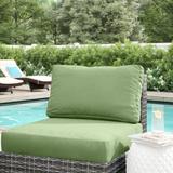 Wade Logan® Basden Indoor/Outdoor Cushion Cover Acrylic in Pink/Green | 6 H in | Wayfair CK-FLORENCE-03a-CILANTRO