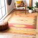 Green/Red 60 x 0.5 in Area Rug - Union Rustic Bennett Southwestern Hand-Woven Flatweave Red/Orange/Green Area Rug | 60 W x 0.5 D in | Wayfair