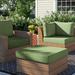 Latitude Run® Larrissa Outdoor Cushion Cover Acrylic in Pink/Green | 6 H in | Wayfair CK-HB-BARBADOS-17a-CILANTRO