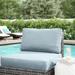 Wade Logan® Basden Indoor/Outdoor Cushion Cover Acrylic in Pink/Gray | 6 H in | Wayfair CK-FLORENCE-03a-SPA