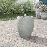 Dakota Fields Russ Concrete Garden Terrace Fountain | 11.75 H x 10.5 W x 10.5 D in | Wayfair AB18277DE64C400FBC9F1C40B5C7CF1C