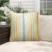 Sol 72 Outdoor™ Baldridge Outdoor Square Cotton Pillow Cover & Insert Polyester/Polyfill/Cotton | 18 H x 18 W x 4 D in | Wayfair