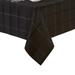Gracie Oaks Ramiro Plaid Jacquard Square/Rectangle Tablecloth Polyester in Black | 52 D in | Wayfair C2590C3A88DD4589ABDE842A462CF1F1