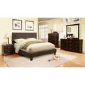 Hokku Designs Chernoll Tufted Low Profile Platform Bed Upholstered/Polyester in Gray | 44 H x 79.75 W x 86 D in | Wayfair