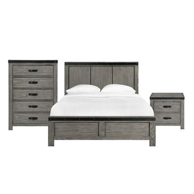 Picket House Furnishings Montauk Queen Panel 3PC Bedroom Set - WE600QB3PC