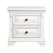 Picket House Furnishings Trent 2-Drawer Nightstand in White - CY750NS