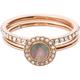 Fossil Ring Für Frauen, 17,5 mm Rose Gold Edelstahl Ring, JF02954791