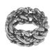 Roped by Love,'925 Sterling Silver Rope Motif Band Ring from Indonesia'