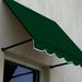 Awntech Manual Slope Window Awning Wood in Green | 31 H x 52.5 W x 12 D in | Wayfair SANT21-WH-4F