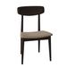 Corrigan Studio® Tylor Side Chair Wood/Upholstered in Gray/Brown | 33 H x 19.75 W x 18 D in | Wayfair 959F02E7BBBC4ECCB35BA32783127E3F