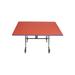 Rectangular Folding Table Metal in Red AmTab Manufacturing Corporation | 29 H x 60 W x 60 D in | Wayfair MSQZT60