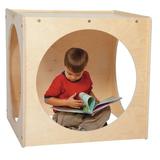 Wood Designs Contender Reading Hideaway in White | 29 H x 29 W x 29 D in | Wayfair C29029