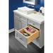 Rev-A-Shelf Wood Vanity Replacement Half Tier Drawer System w/ Soft Close | 8 H x 13.5 W x 18.69 D in | Wayfair 4VDOHT-343FLSC-1