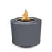 The Outdoor Plus Beverly Stainless Steel Fire Pit Concrete in Gray/White | 24 H x 30 W x 30 D in | Wayfair OPT-30PCBEKIT-GRY-NG