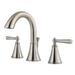 Pfister Saxton Double Handle Widespread Bathroom Faucet w/ Drain Assembly in Gray | Wayfair LG49-GL0K