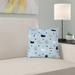 Latitude Run® Avicia Throw Pillow Polyester/Polyfill blend in Blue | 26 H x 26 W x 9.5 D in | Wayfair 47111BF1C288464D8ED25495F4BF3807