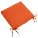 Wrought Studio™ Indoor Outdoor Chair Cushion Polyester/Cotton Blend in Orange | 3 H x 20 W in | Wayfair BF339AE247C1412F9C22AFA38AC1665D