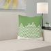 Latitude Run® Avicia Indoor/Outdoor Throw Pillow Polyester/Polyfill blend in Green | 16 H x 16 W x 3 D in | Wayfair